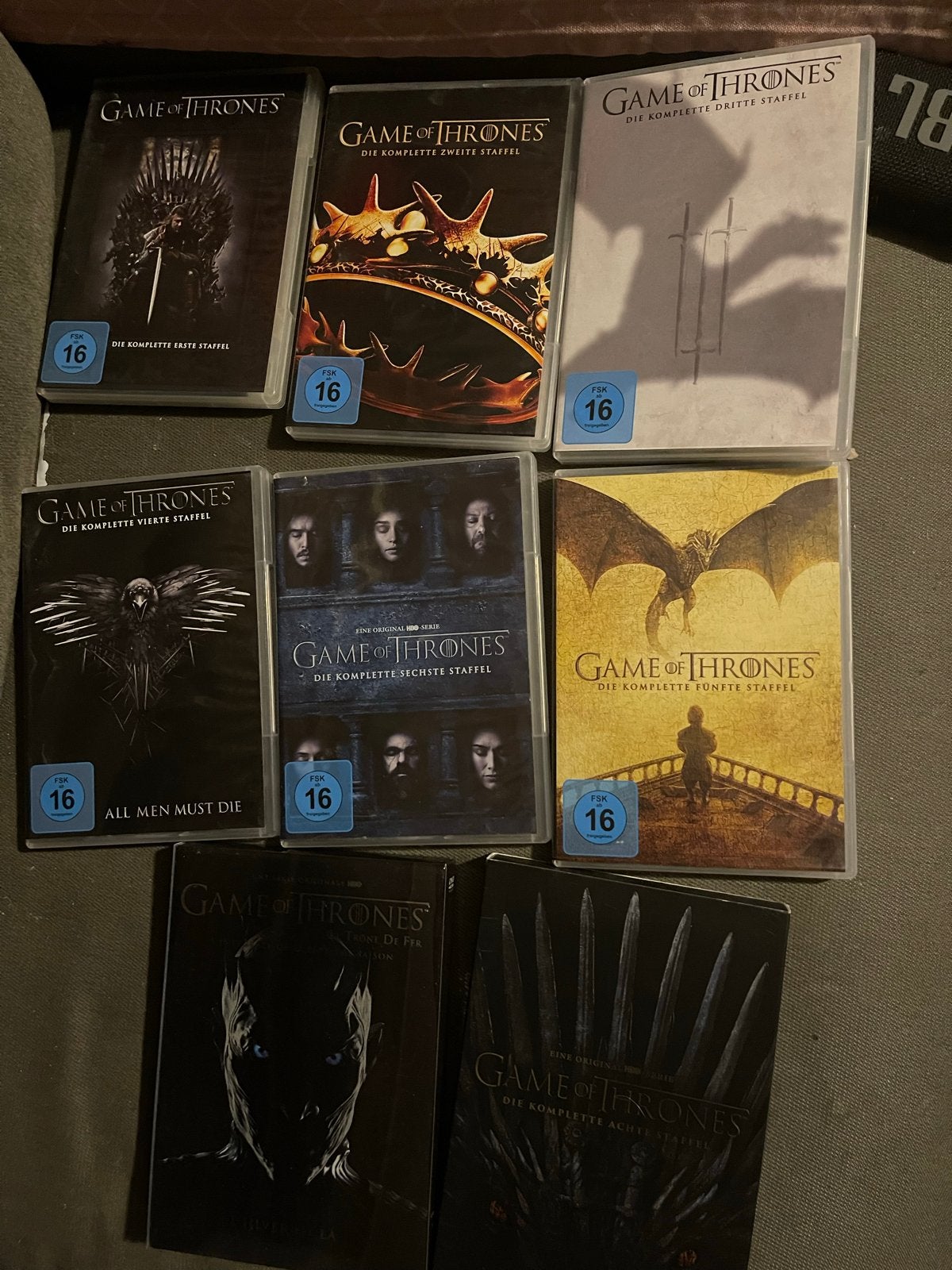 Game of Thrones Complete Serie (Seizoen 1-8) DVD, Cd's en Dvd's, Dvd's | Tv en Series, Engels, Vanaf 16 jaar, Nederlands, Science Fiction en Fantasy
