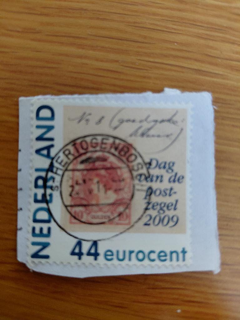 2009 dag van de postzegel, Verzenden, Gestempeld