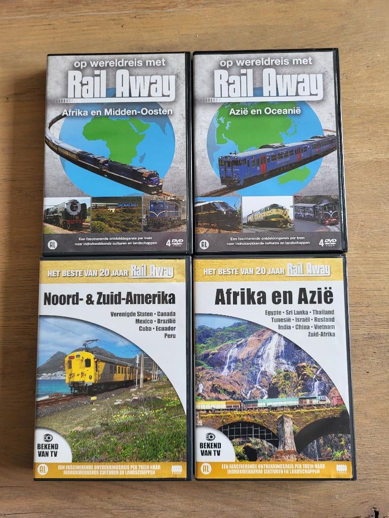 DVD Rail away allerlei mag ook per stuk, Cd's en Dvd's, Dvd's | Tv en Series, Alle leeftijden, Ophalen of Verzenden, Zo goed als nieuw