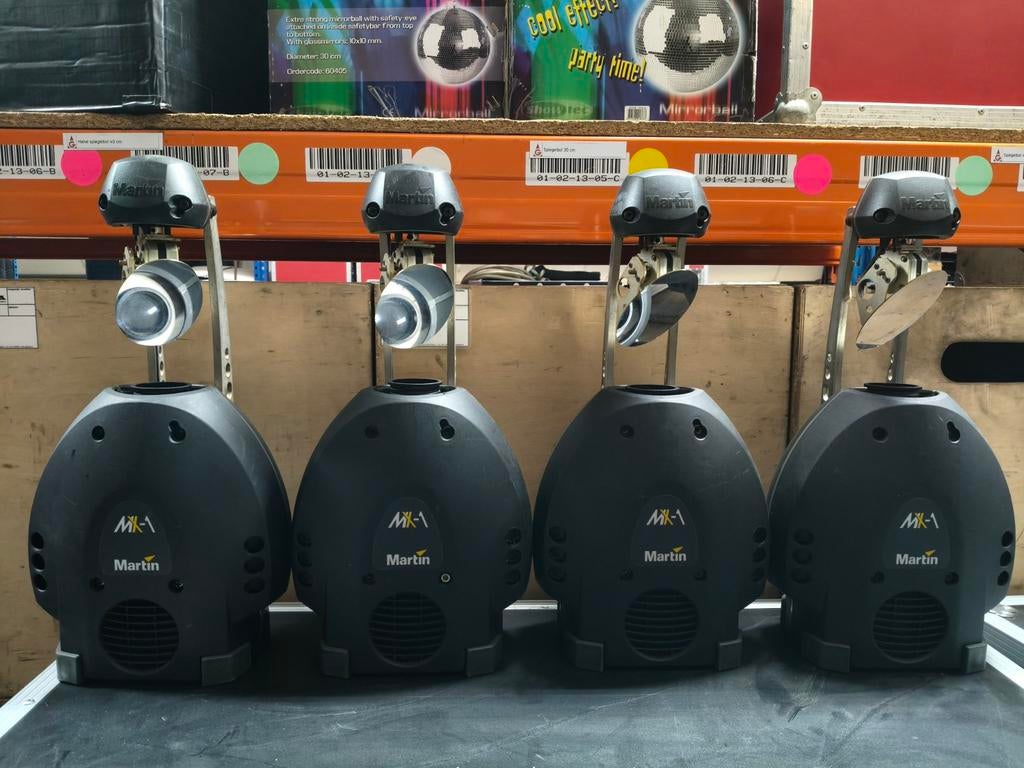 4x Martin MX-1 scanners., Ophalen of Verzenden, Gebruikt, Licht
