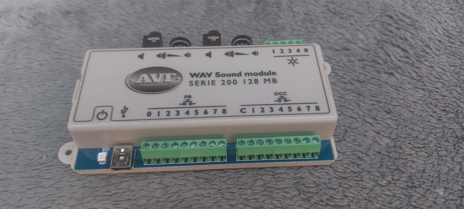 AVE WAV Sound Module Serie 200 128 MB met accessoires, Muziek en Instrumenten, Soundmodules, Ophalen of Verzenden, Zo goed als nieuw