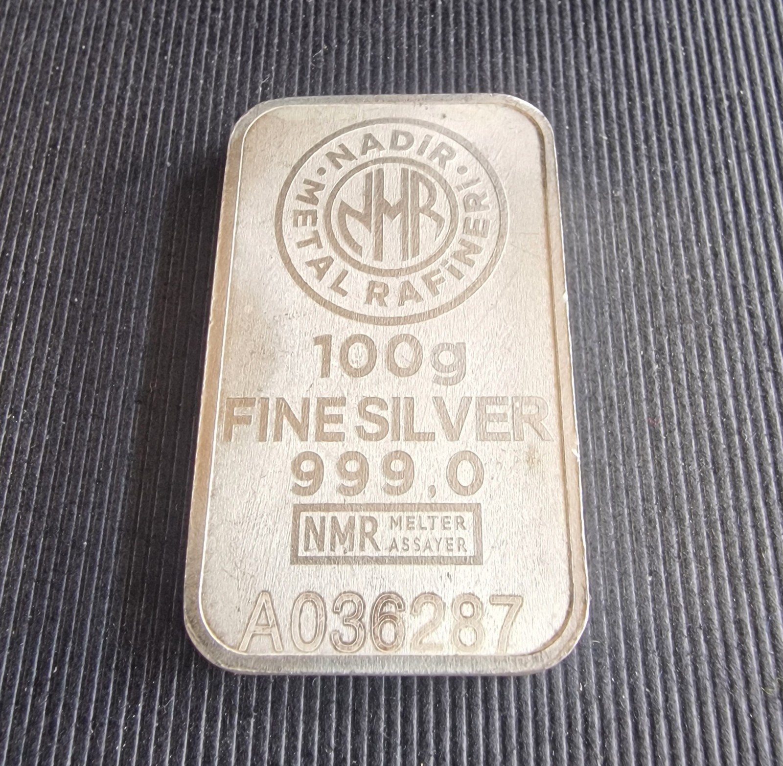 100 Gram NADIR ZILVERBAAR., Ophalen of Verzenden, Zilver