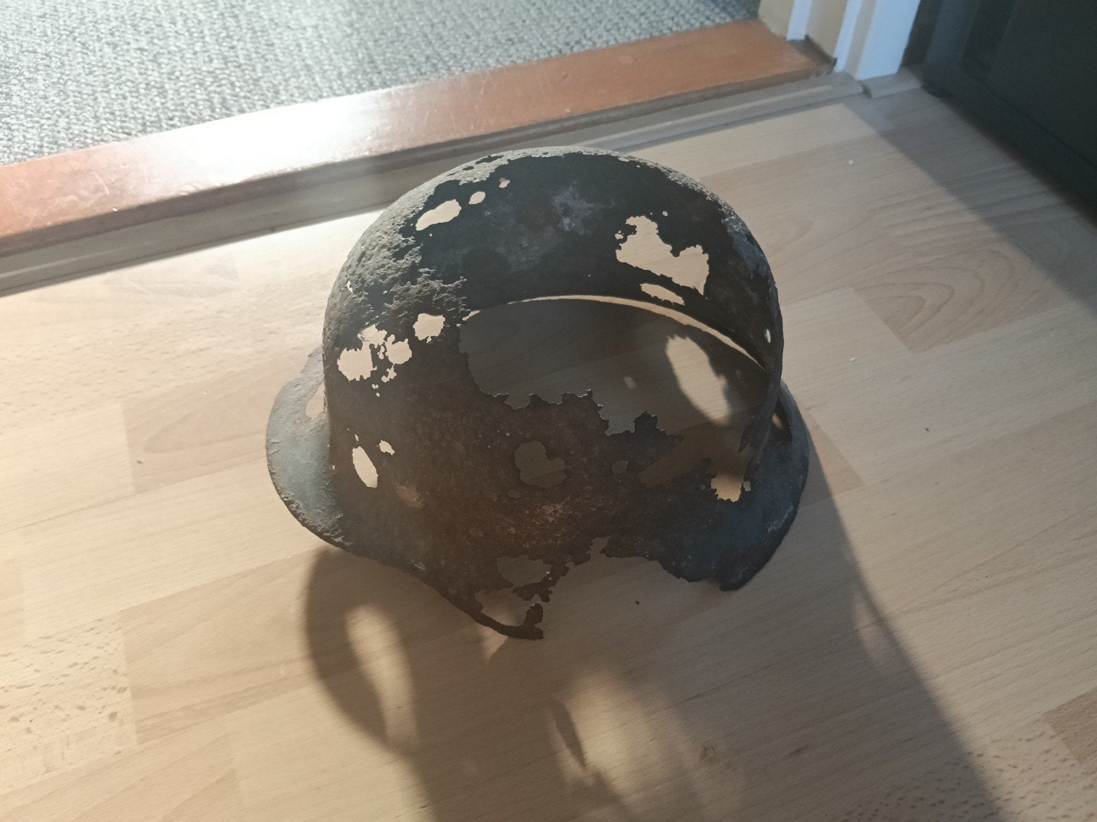 Duitse helm restant, Verzamelen, Militaria | Tweede Wereldoorlog, Ophalen, Duitsland, Helm of Baret