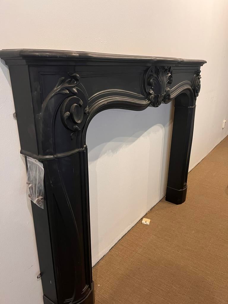 Antieke Zwarte Schouw - Klassieke Haardombouw, Huis en Inrichting, Haarden, Ophalen, Gebruikt, Vrijstaande haard, Overige soorten
