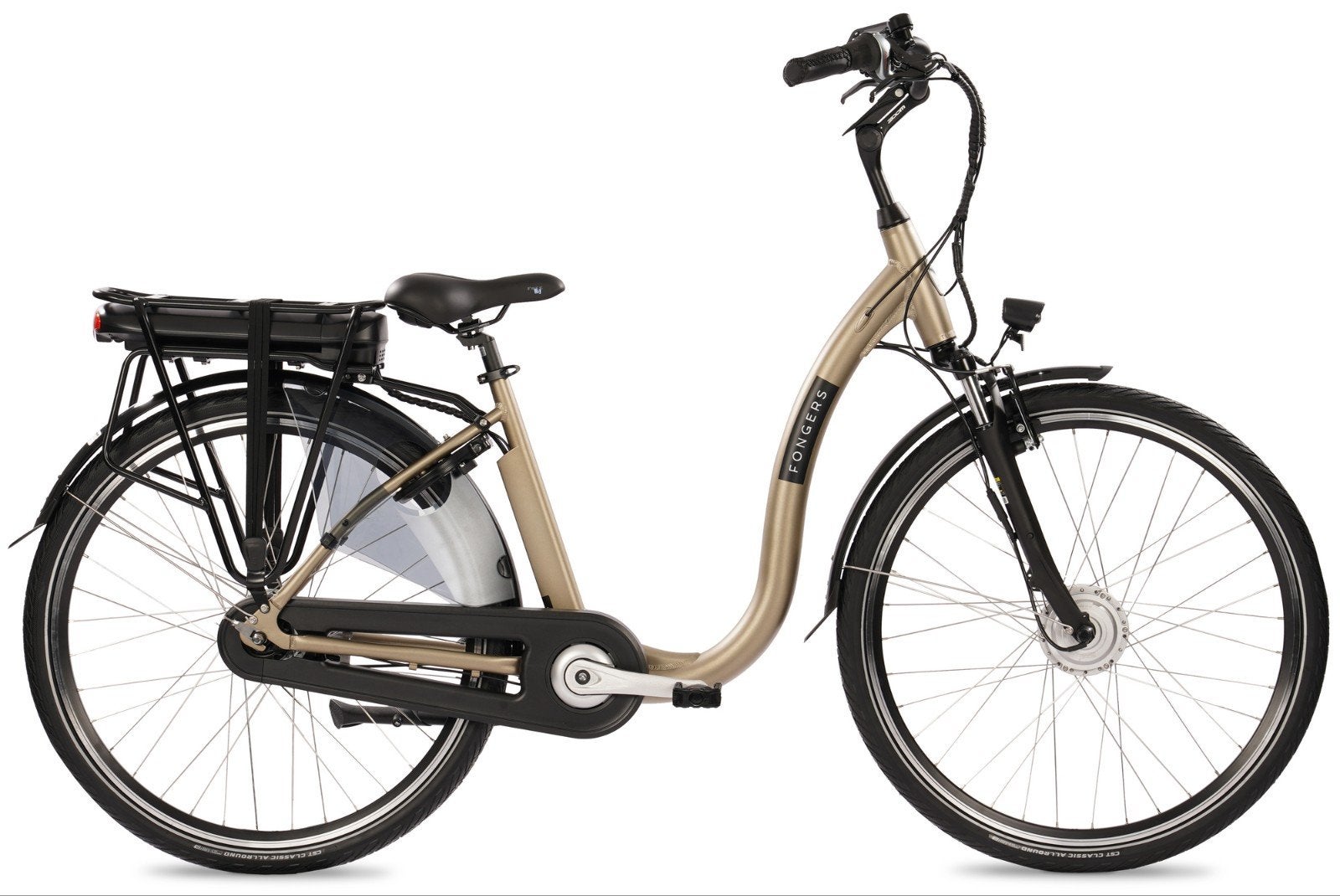 FonGers elektrische fiets - Zo goed als nieuw, Zo goed als nieuw, 47 tot 51 cm, 50 km per accu of meer, Ophalen