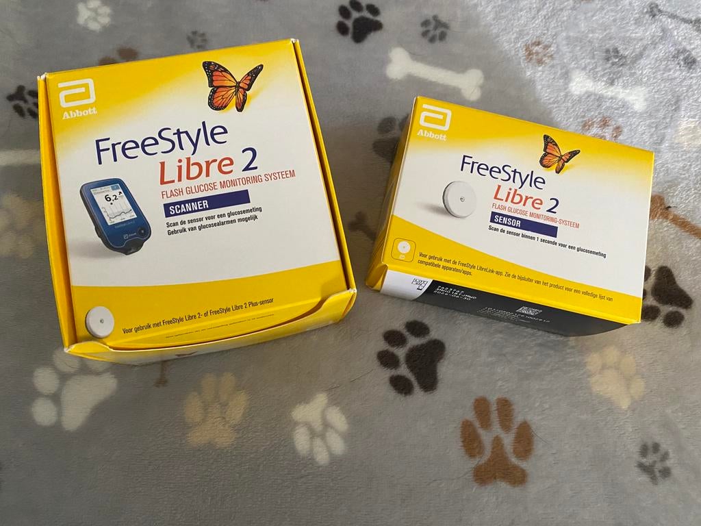 FreeStyle Libre 2 Scanner + FreeStyle Libre 2 Sensor, Ophalen of Verzenden, Nieuw