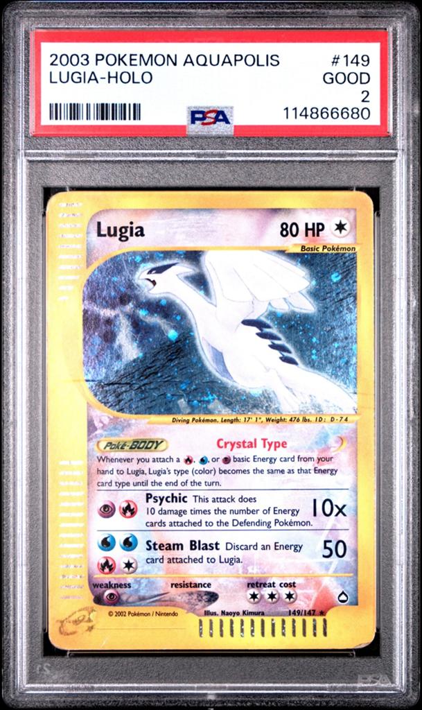 Lugia Aquapolis holo PSA 2, Ophalen of Verzenden, Zo goed als nieuw
