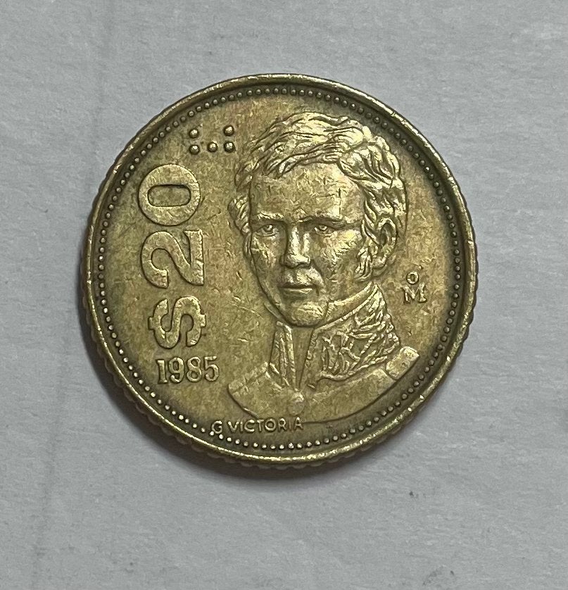 20 pesos Mexico 1985, Postzegels en Munten, Munten | Amerika, Ophalen of Verzenden, Noord-Amerika
