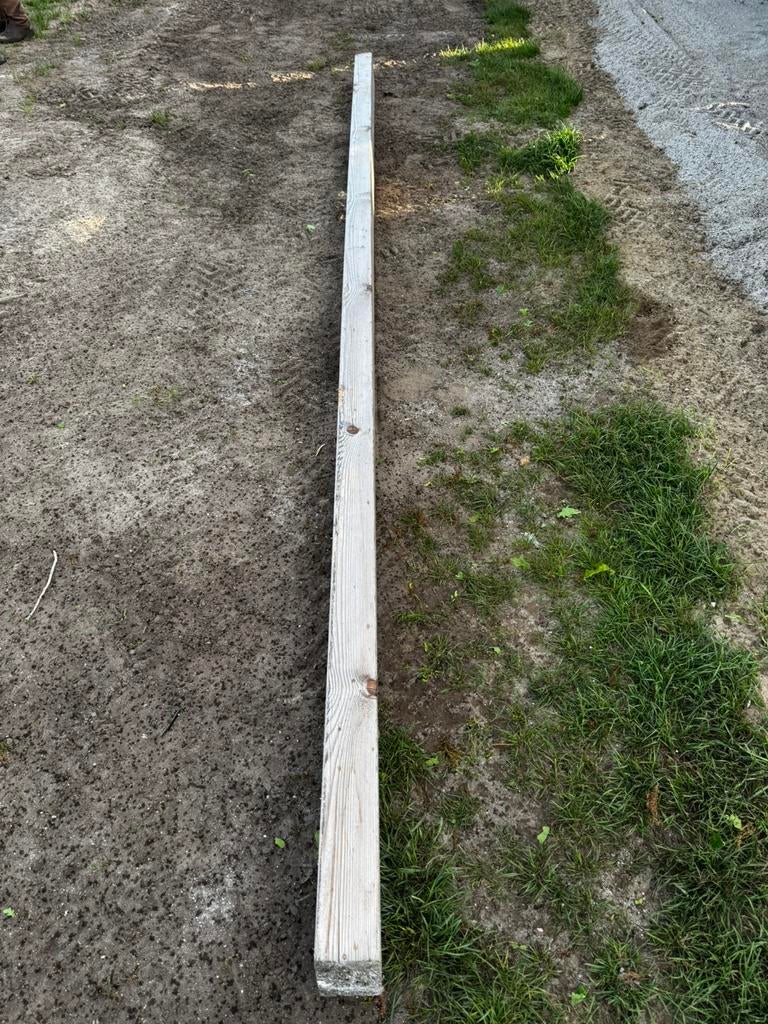 Houten balk - gording 4,5meter, Ophalen, Zo goed als nieuw, Balk, Overige houtsoorten