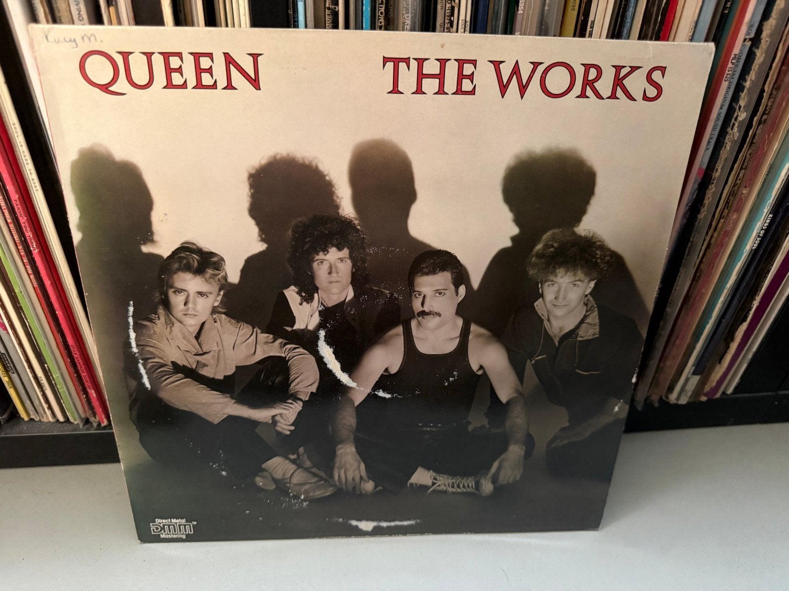 Queen - The Works LP (Originele Persing), LP, Rock, Gebruikt, Originele persing
