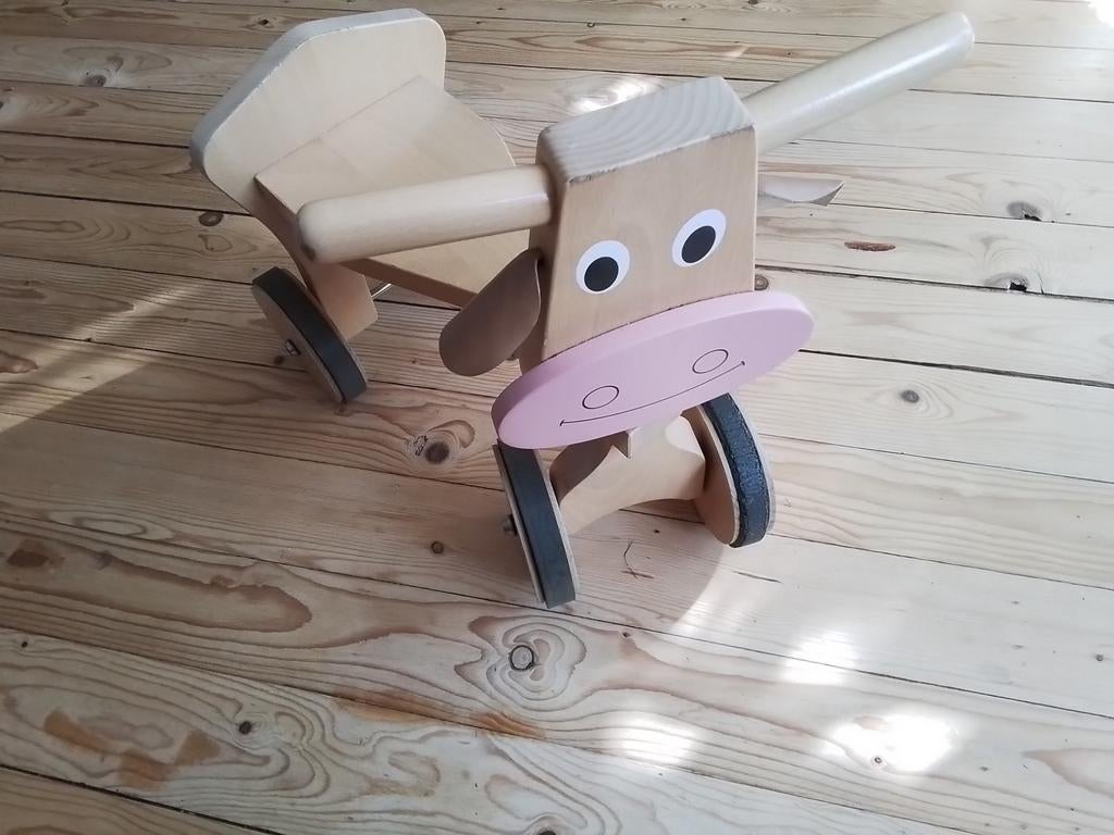 Rijdende koe, Ophalen, Gebruikt