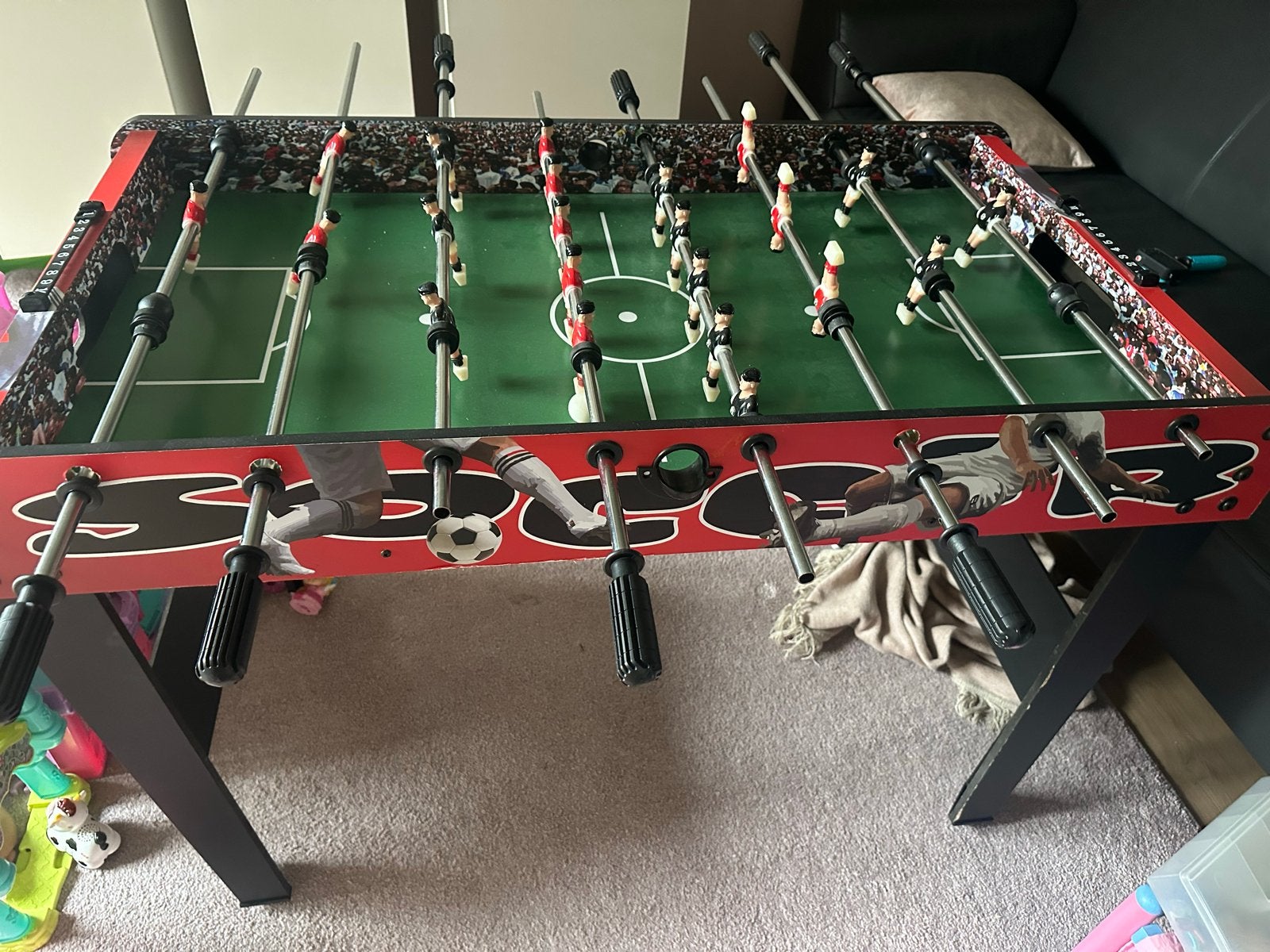 Voetbaltafel - Urenlang speelplezier voor jong en oud!, Ophalen, Gebruikt