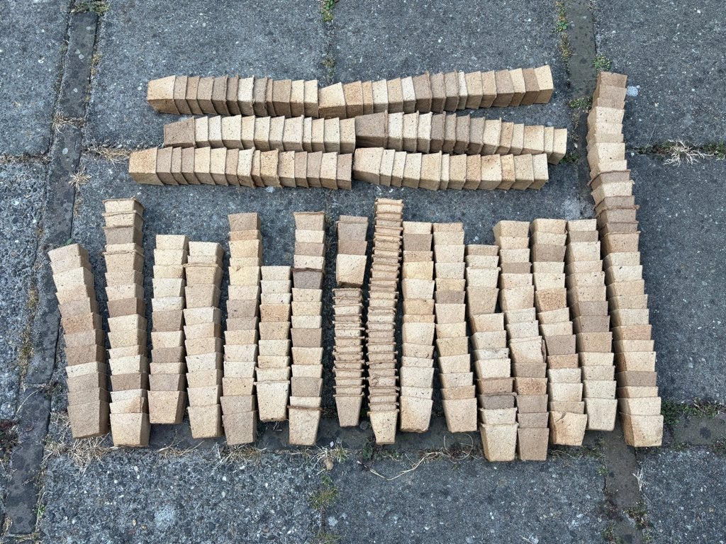 Veel ongebruikte biologische zaadpotjes (ca.5x5 cm), Tuin en Terras, Kweekspullen, Nieuw, Kweekbak, Ophalen of Verzenden