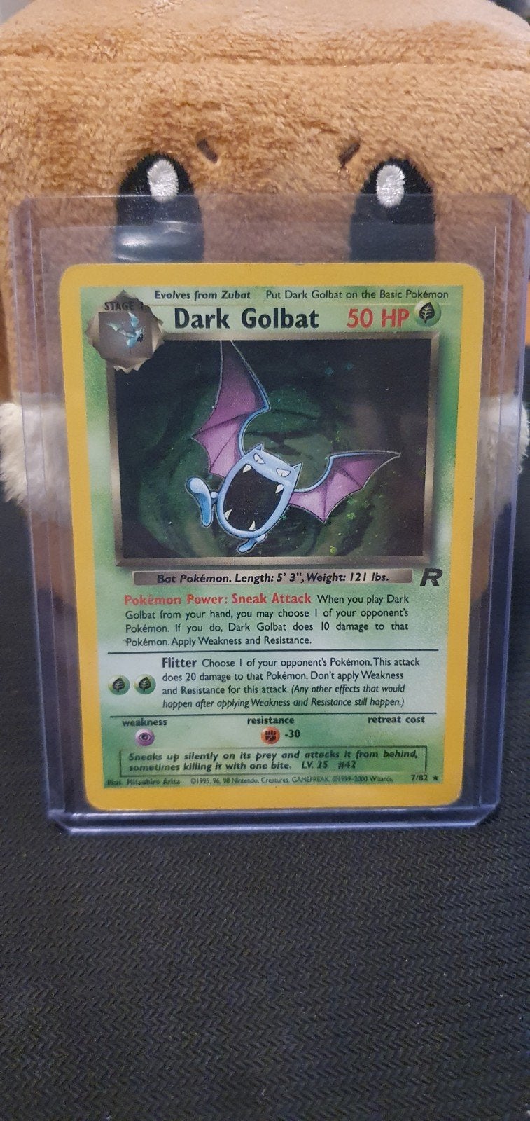 Dark Golbat 7/82, Hobby en Vrije tijd, Verzamelkaartspellen | Pokémon, Ophalen of Verzenden, Zo goed als nieuw, Meerdere kaarten