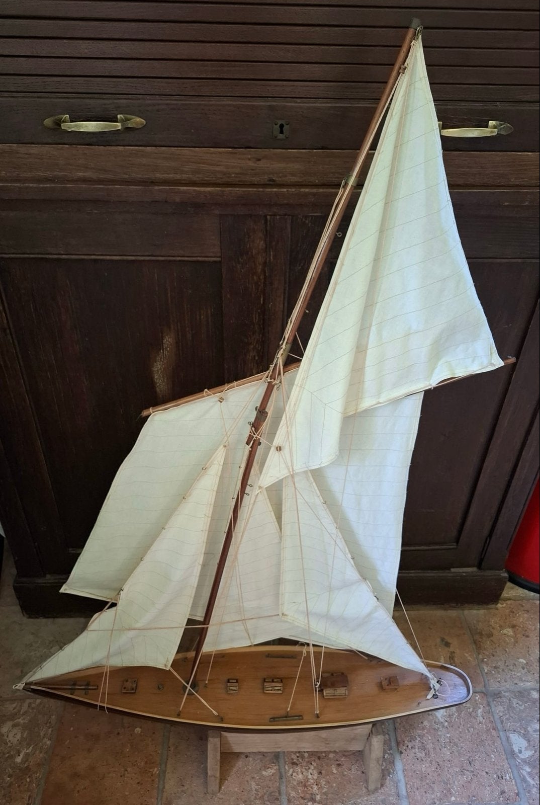 Bouwpakket Zeer Oud Schip - Klassiek Model met Zeilen, Ophalen, Gebruikt, Groter dan 1:32, Overige merken