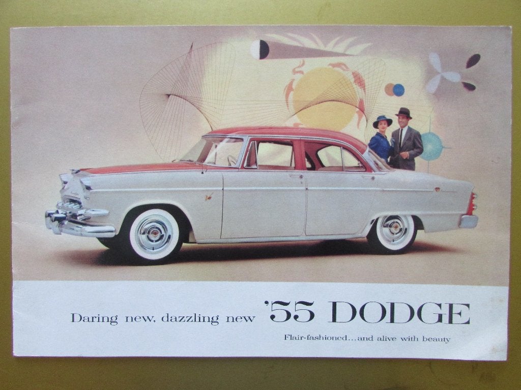1955 Dodge prestige brochure, Engels. Zeldzaam, Ophalen of Verzenden, Zo goed als nieuw, Overige merken