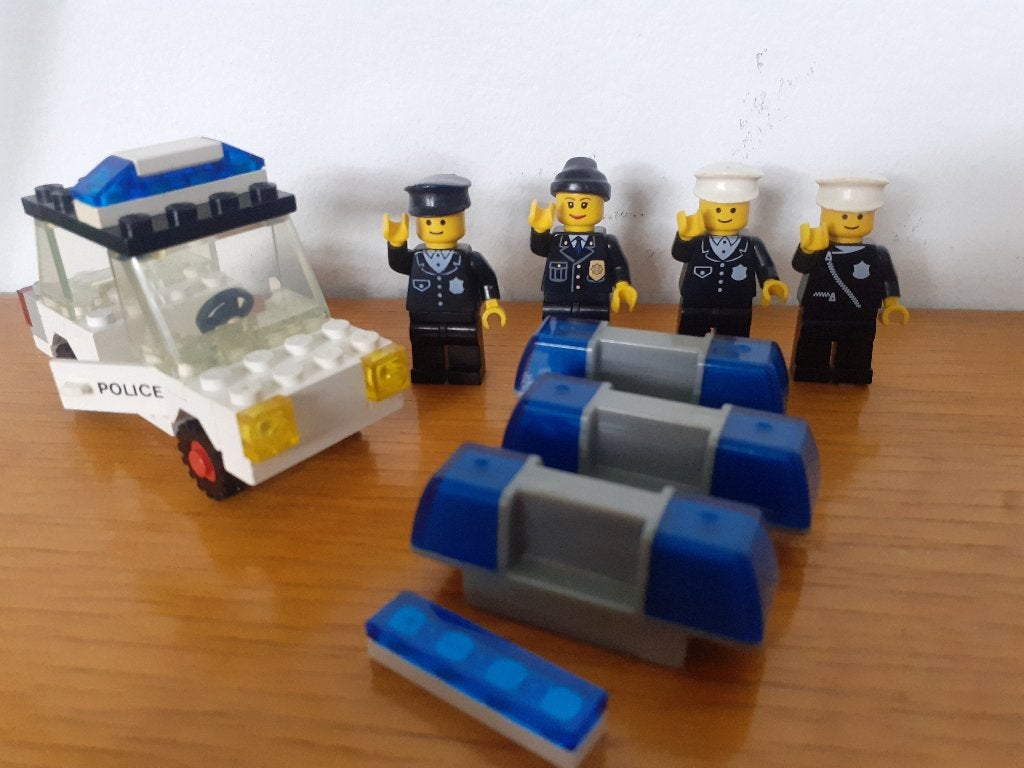 Vintage LEGO Politieauto, Verzamelen, Ophalen, Gebruikt