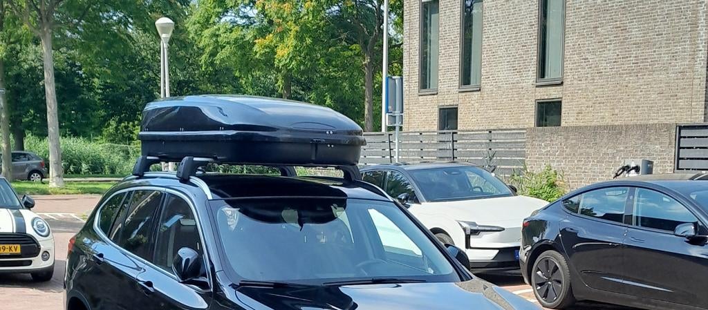 Zwarte Dakkoffer - Ruime Opslag voor Auto, Auto diversen, Dakkoffers, Gebruikt, Ophalen of Verzenden