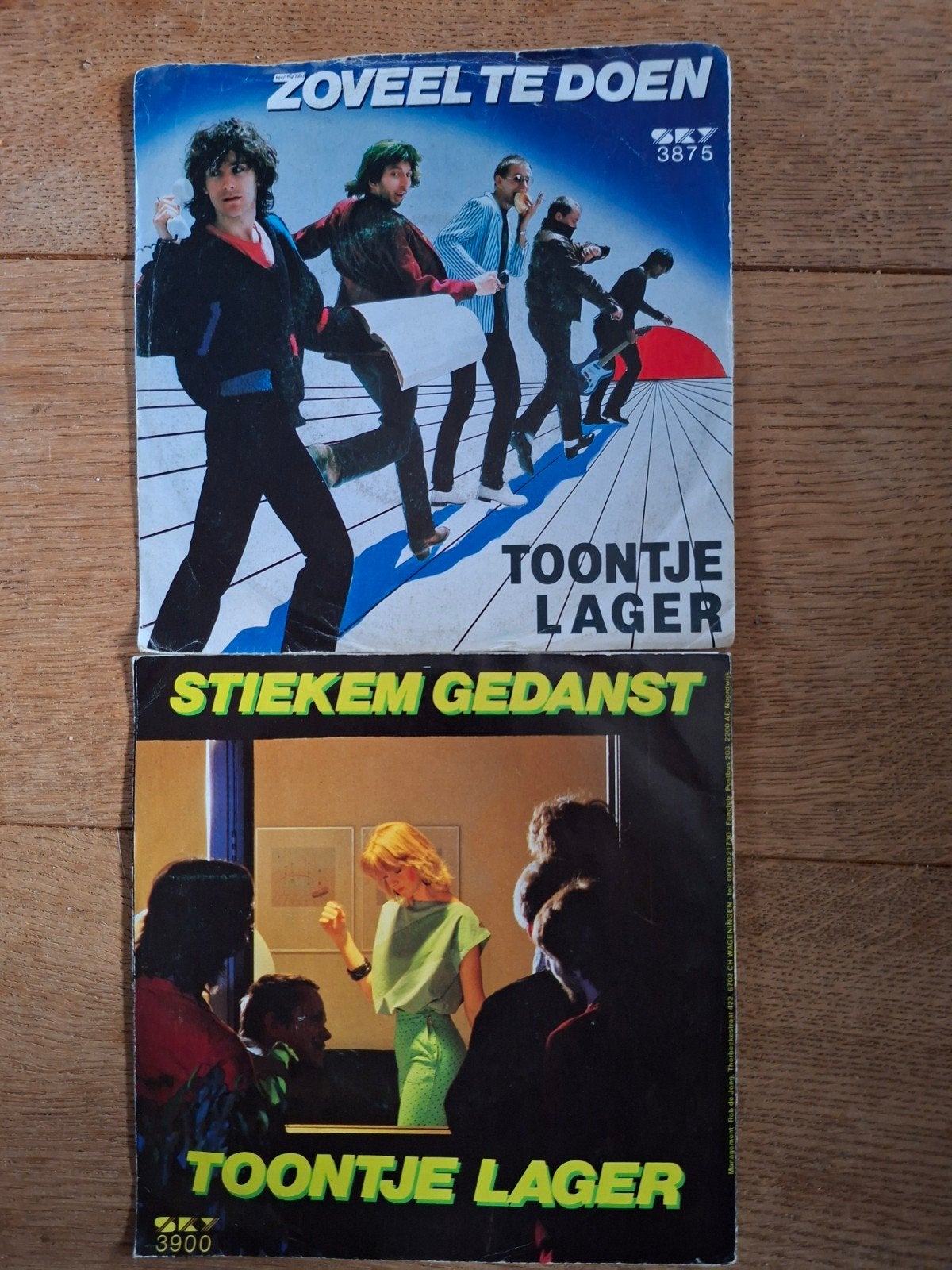Toontje Lager - Zoveel Te Doen / Stiekem Gedanst (2 singles), Gebruikt, 7 inch, Ophalen of Verzenden, Nederlandstalig
