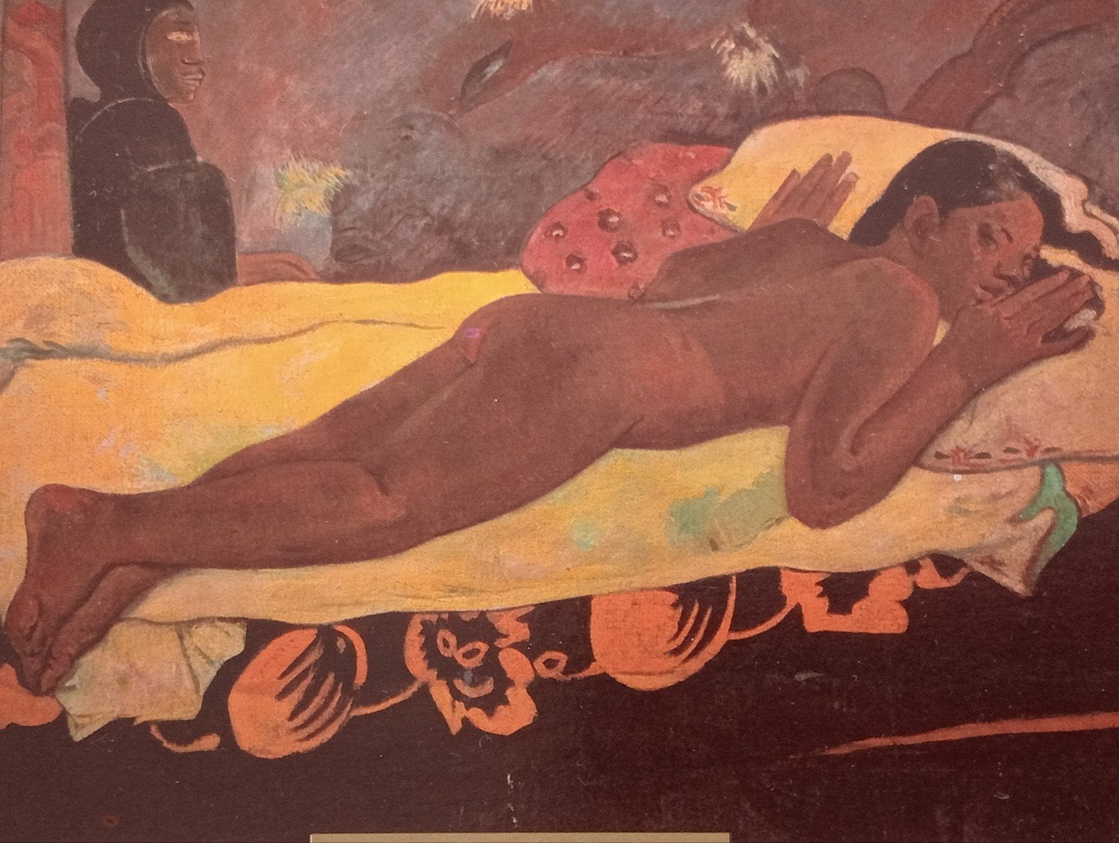 Paul Gauguin Manao Tupapau naakt erotiek print 1995, Ophalen of Verzenden, 1980 tot heden, Overige onderwerpen