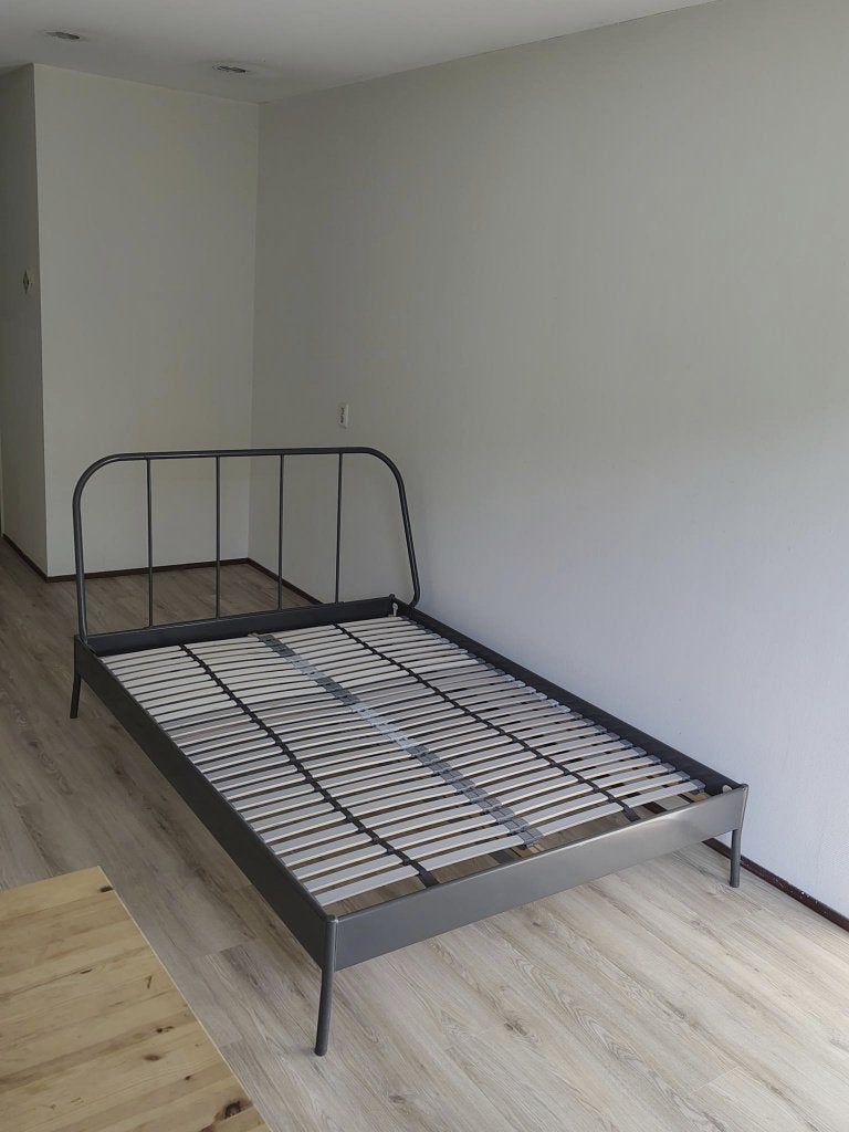 KOPARDAL Ikea Bed (140x200cm), Tweepersoons, Zo goed als nieuw, 200 cm, Metaal