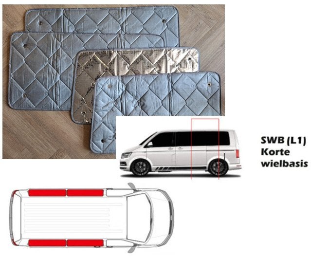 Raamisolatie VW T5 of T6 woonruimte Korte wielbasis vanaf BJ, Buurserstraat 15 A, 7481 EG,Haaksbergen, Ophalen of Verzenden, Info@123CamperOnderdelen.nl