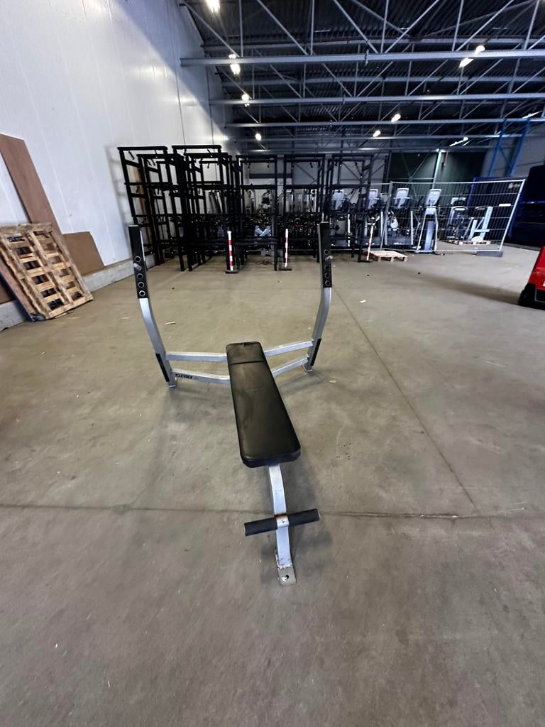 Cybex Vlakke Bench Press, Sport en Fitness, Fitnessmaterialen, Ophalen, Gebruikt, Fitnessbank