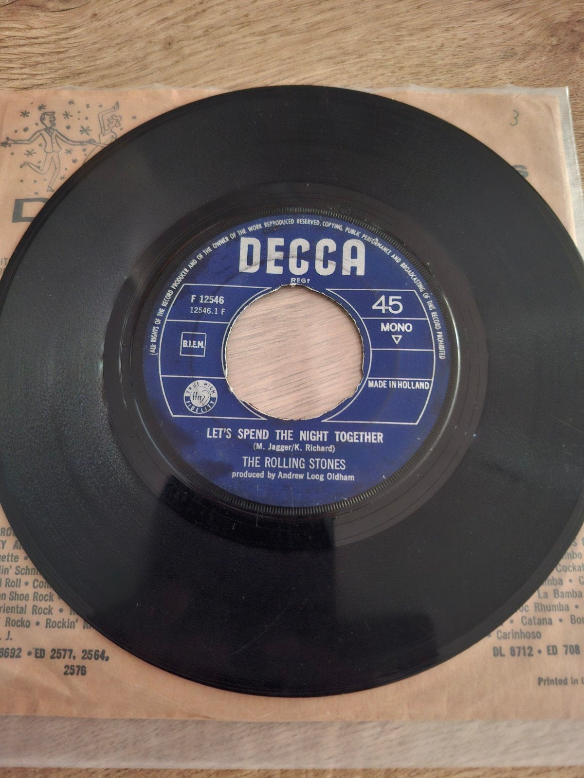 The Rolling Stones - Ruby Tuesday / Let's Spend The Night.., Gebruikt, 7 inch, Ophalen of Verzenden, EP