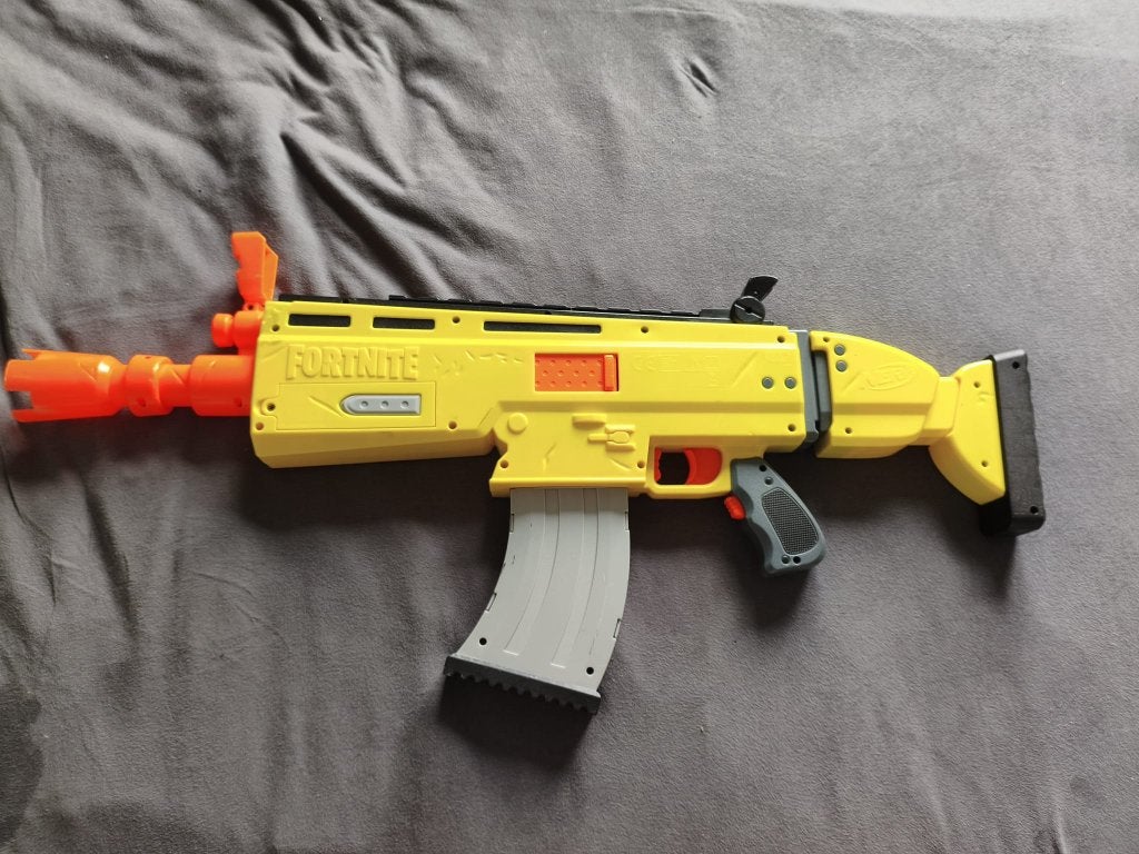 De NERF Fortnite AR-L (semi-automatisch), Ophalen of Verzenden, Gebruikt