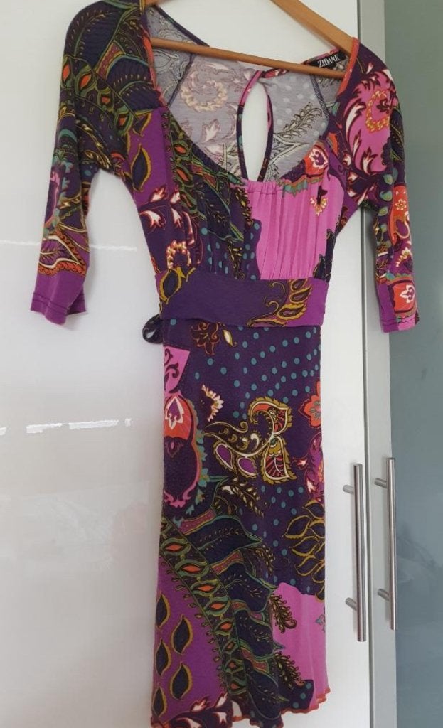 jurk, Ophalen, Meerkleurig, Zo goed als nieuw, Maat 34 (XS) of kleiner