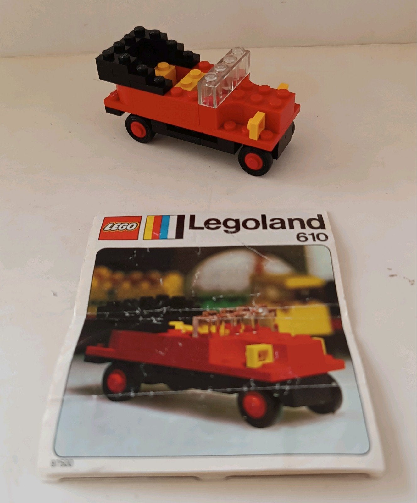 Vintage Lego set 610 'Vintage Auto' uit 1973 compleet, Gebruikt, Lego, Ophalen of Verzenden, LEGOLAND