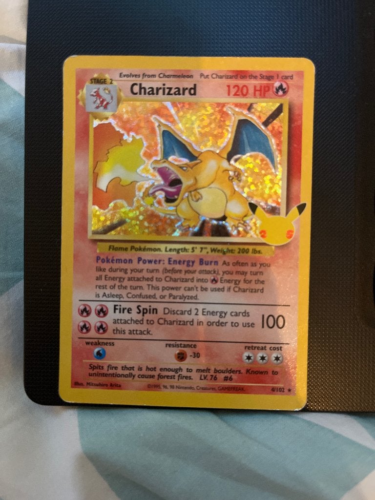 Charizard 4/102, Ophalen of Verzenden, Losse kaart, Foil