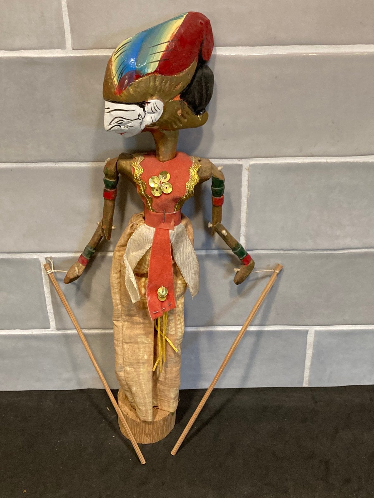 Kleine wajangpop (030225c), Antiek en Kunst, Ophalen of Verzenden