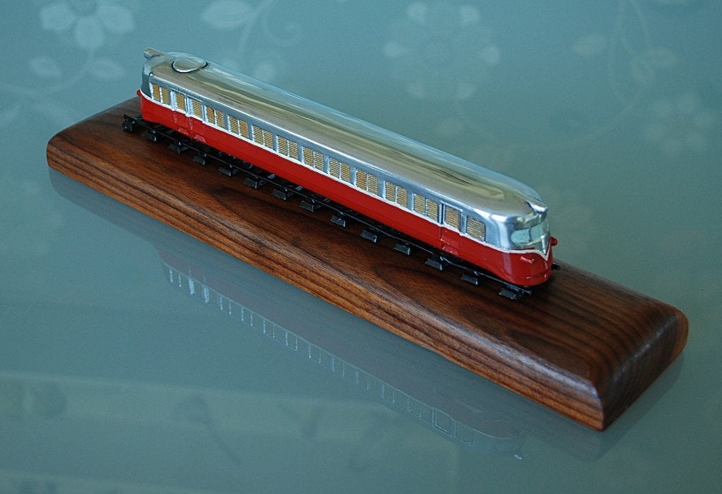Trein Tram Model Vintage Hoogglans Gepolijst 1960's Vintage, Ophalen of Verzenden