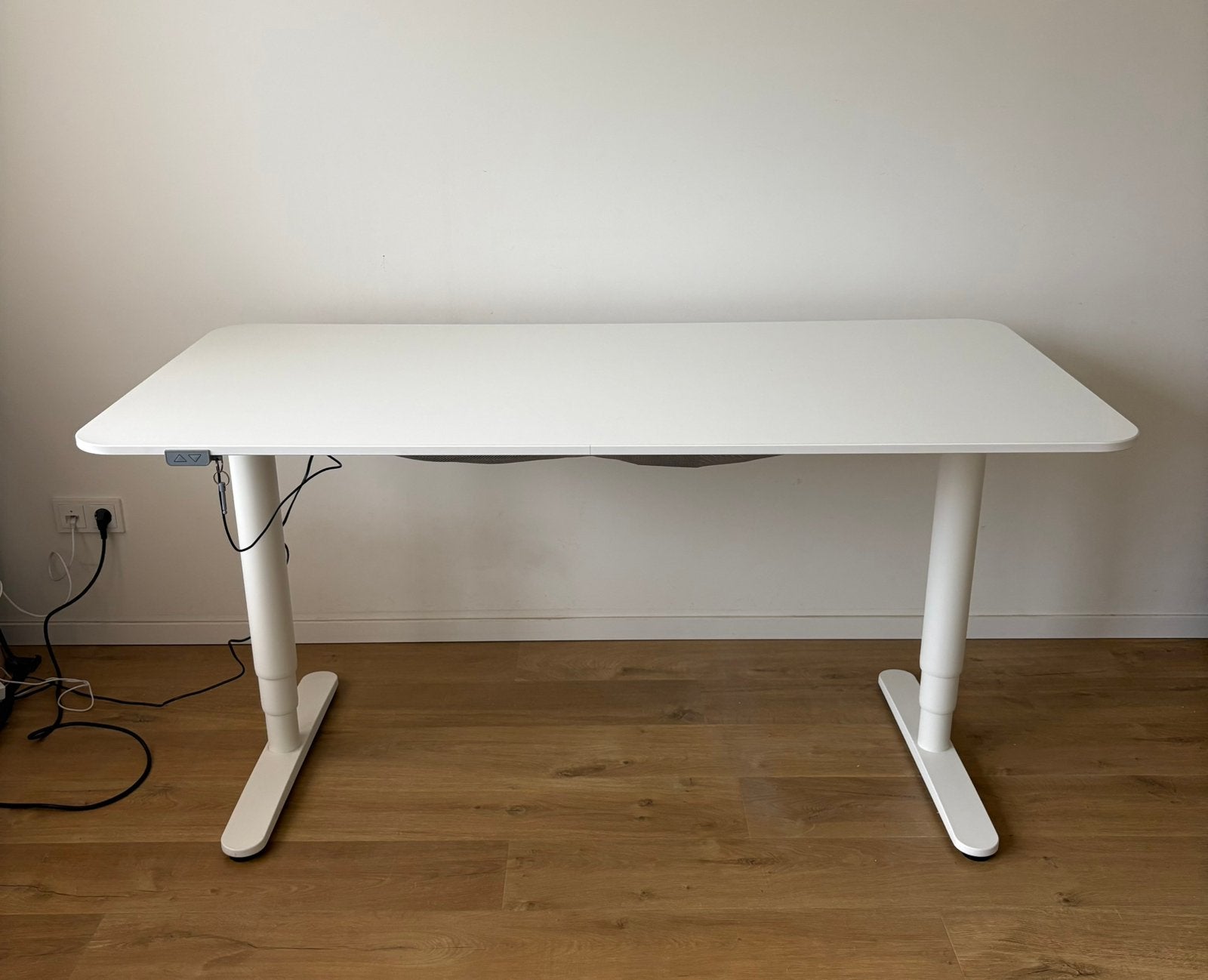 Elektrisch zit/sta bureau IKEA, Huis en Inrichting, Bureaus, Ophalen, Zit-sta bureau, Gebruikt, IKEA