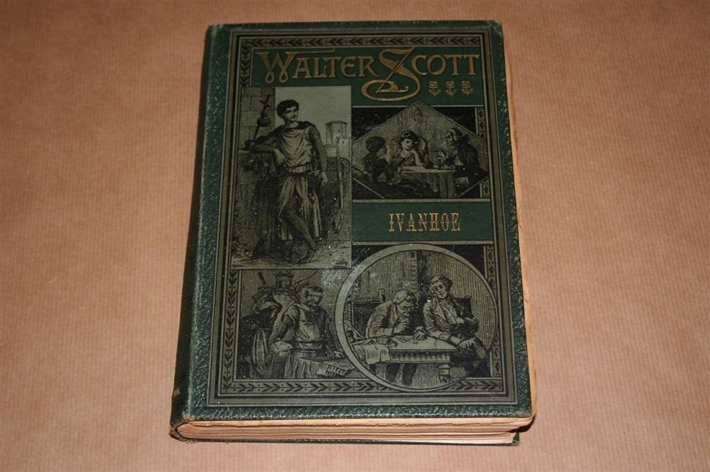 Walter Scott. Ivanhoe. Antiek, ca. 1900, Antiek en Kunst, Antiek | Boeken en Bijbels, Ophalen of Verzenden