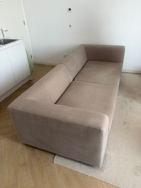 Modulaire bank  265x105 (3-zits) in taupe, Westwing, Ophalen, 250 tot 300 cm, Gebruikt, 100 tot 125 cm