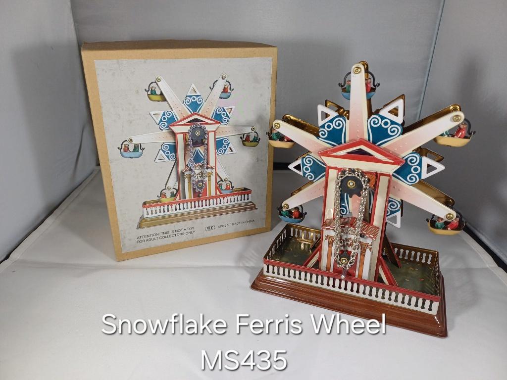 Blikken speelgoed Snowflake ferris wheel MS435, Ophalen of Verzenden