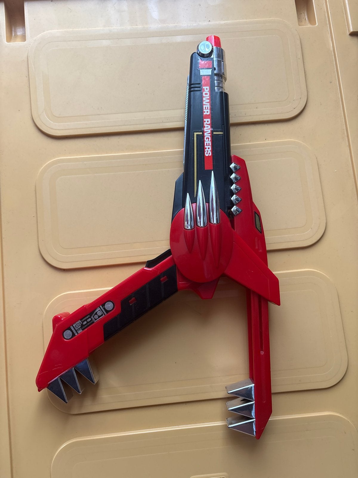 Vintage Power Rangers wapen - Rood en Zwart, Ophalen of Verzenden, Gebruikt