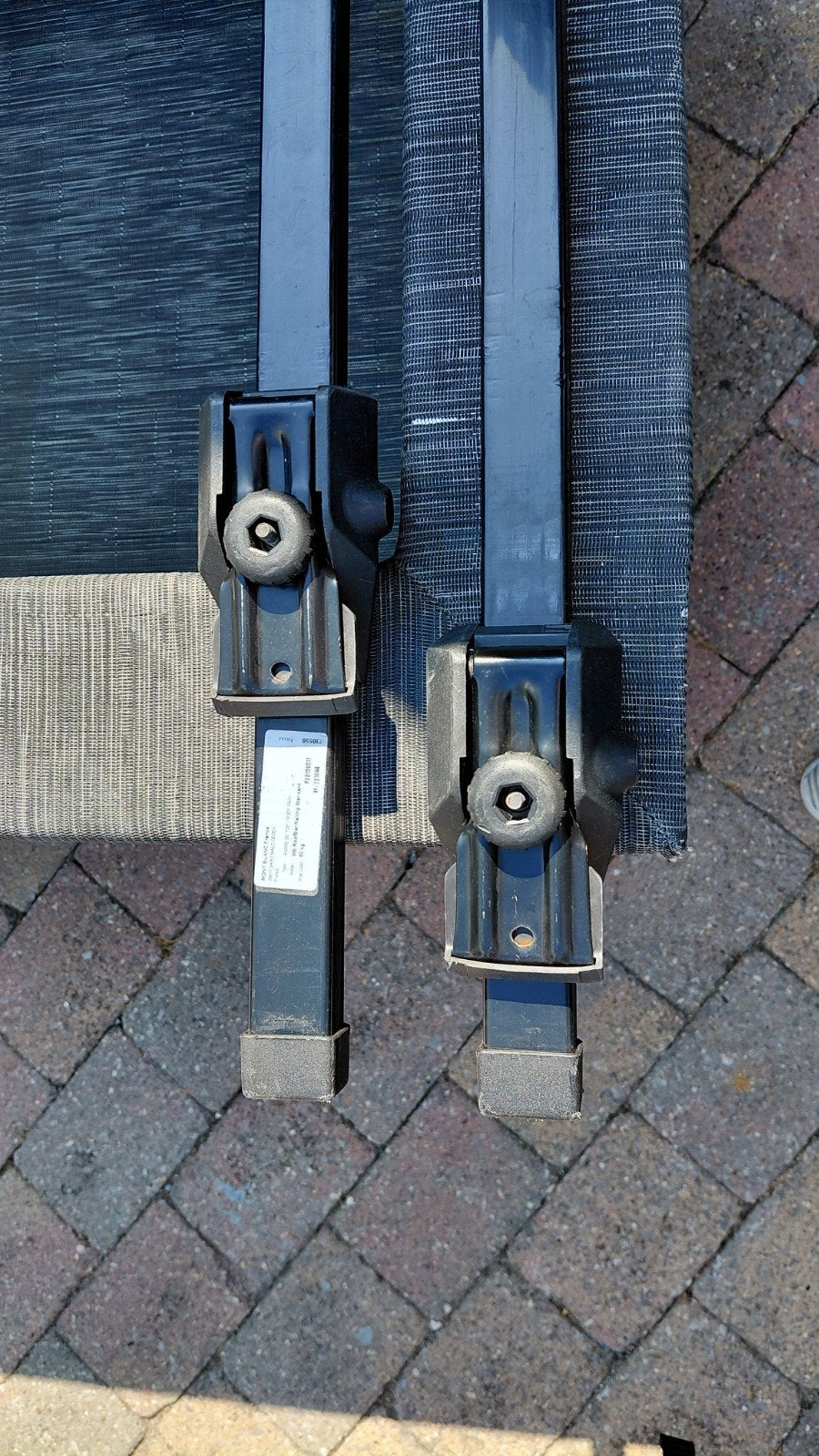 dakdragers  voor auto met open dakrails, Auto diversen, Dakdragers, Ophalen, Gebruikt