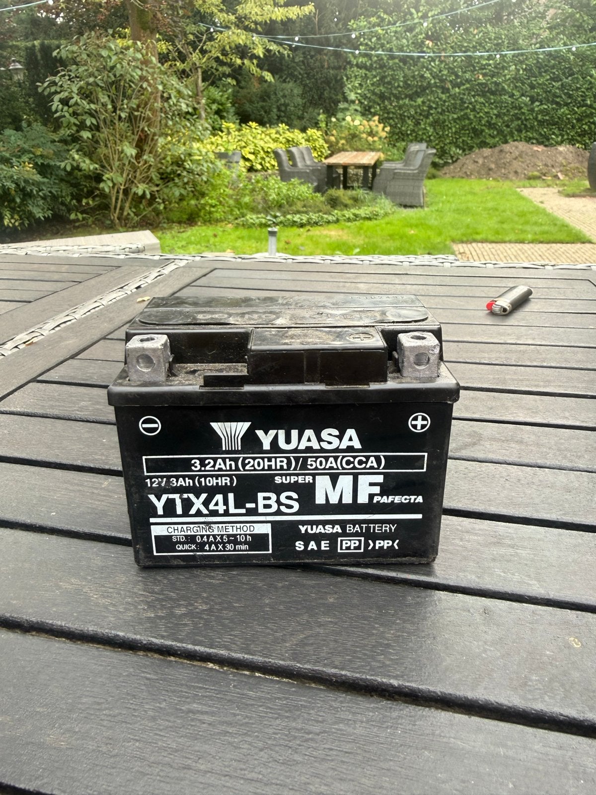 Yuasa Scooter Accu YTX4L-BS 12V 3.2Ah, Ophalen of Verzenden, Gebruikt, Overige typen, Overige merken