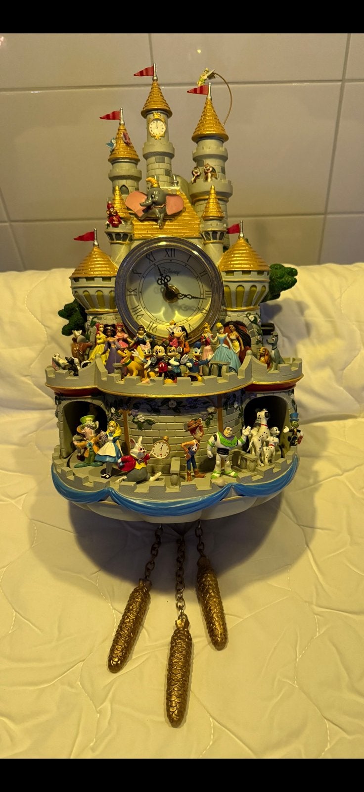 Disney Hangklok met licht en geluid, Ophalen, Zo goed als nieuw