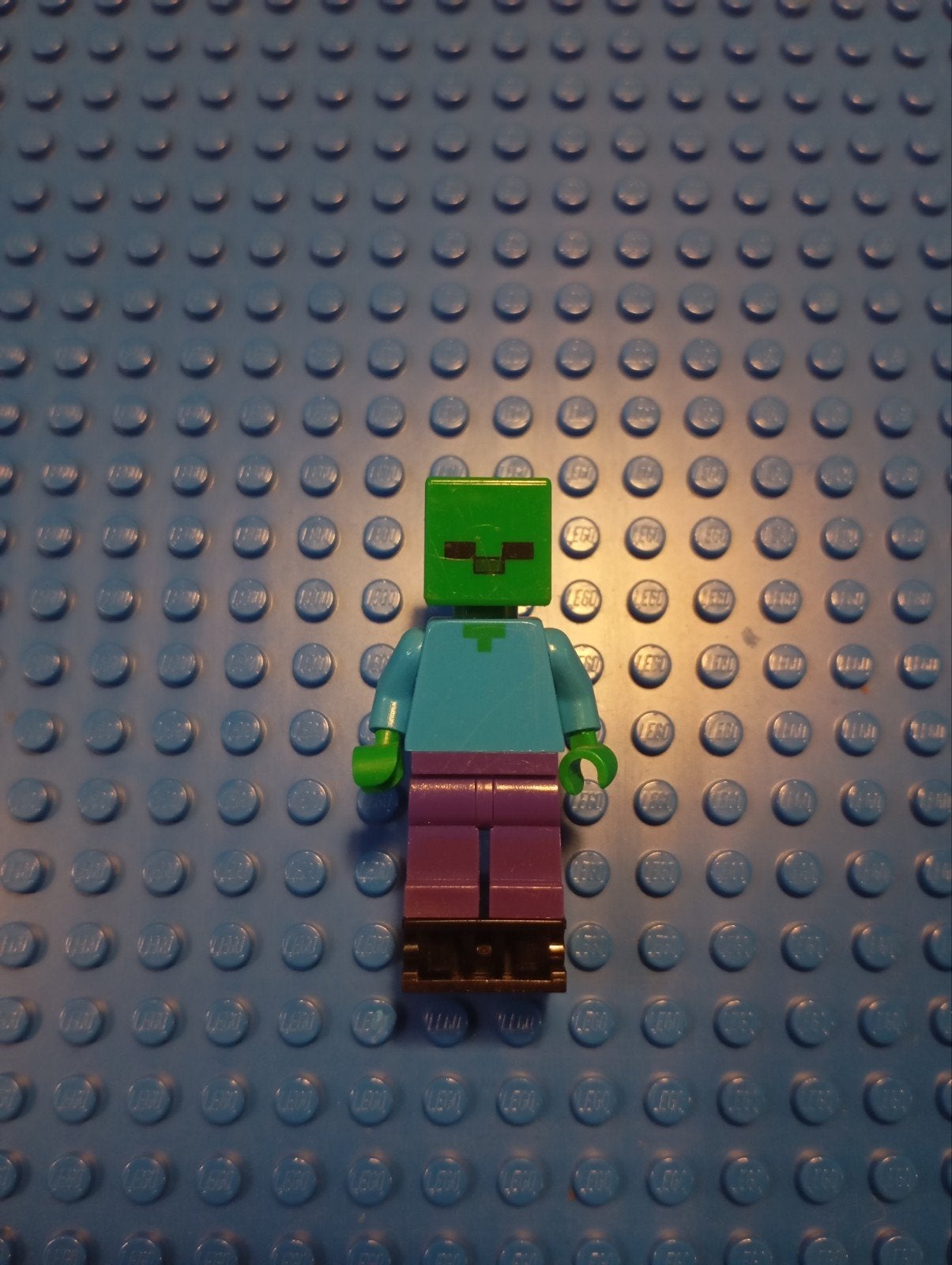 Lego Minecraft Zombie - min010, Ophalen of Verzenden, Gebruikt
