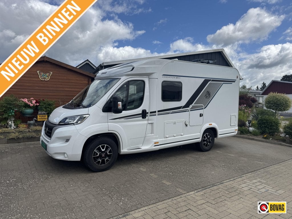 Knaus Van TI Vansation 550 MF 1e Eigenaar, Caravans en Kamperen, Campers, Fiat, Tot en met 2, Bedrijf, Luifel