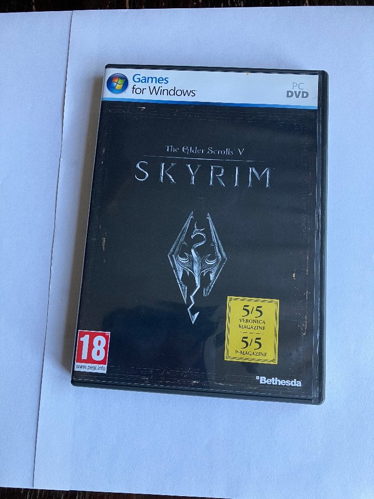 skyrim the elder scrolls v pc game (bethesda), 1 speler, Ophalen of Verzenden, Zo goed als nieuw, Role Playing Game (Rpg)