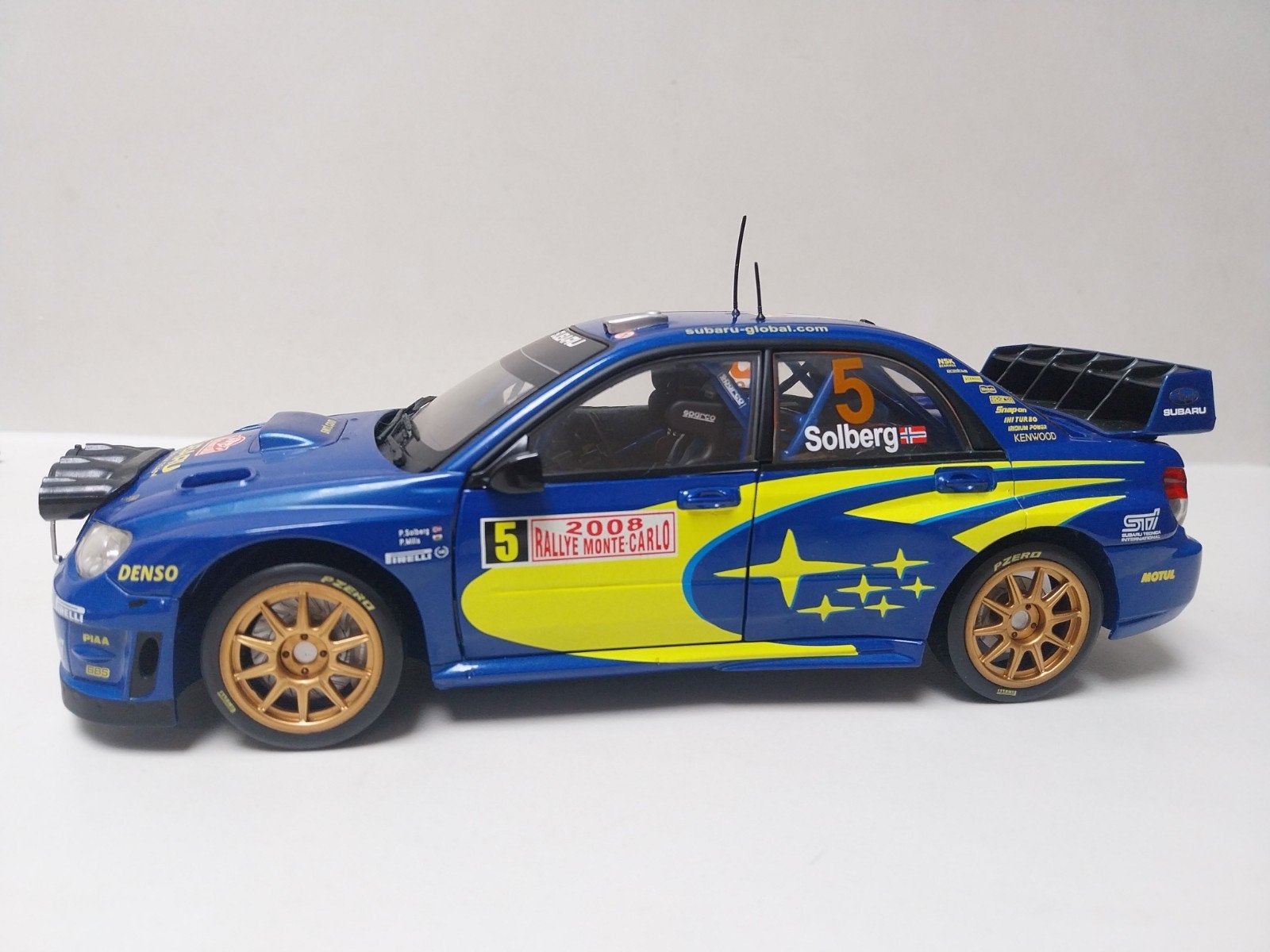 Subaru Impreza WRC 2008 Rally Monte Carlo schaalmodel, Ophalen, Zo goed als nieuw, Auto, Overige merken