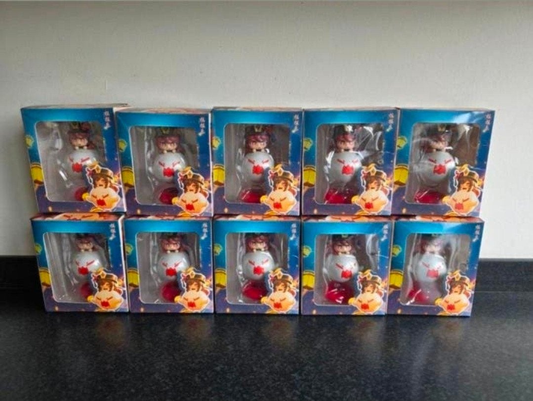 Nieuw! 5,- ps Genshin impact Hu Tao  wiebel figuur 10x, Verzamelen, Ophalen, Nieuw