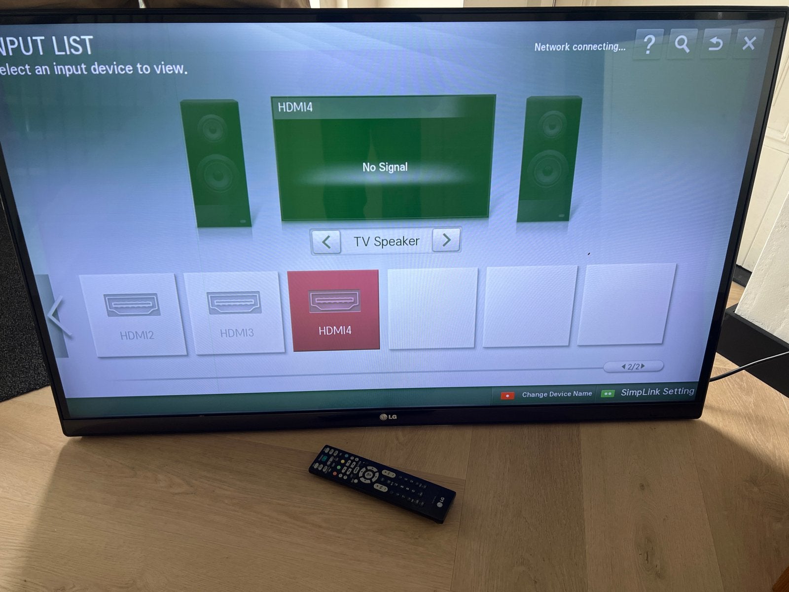 GRATIS: LG TV, incl. afstandsbediening, Ophalen, Gebruikt, LG