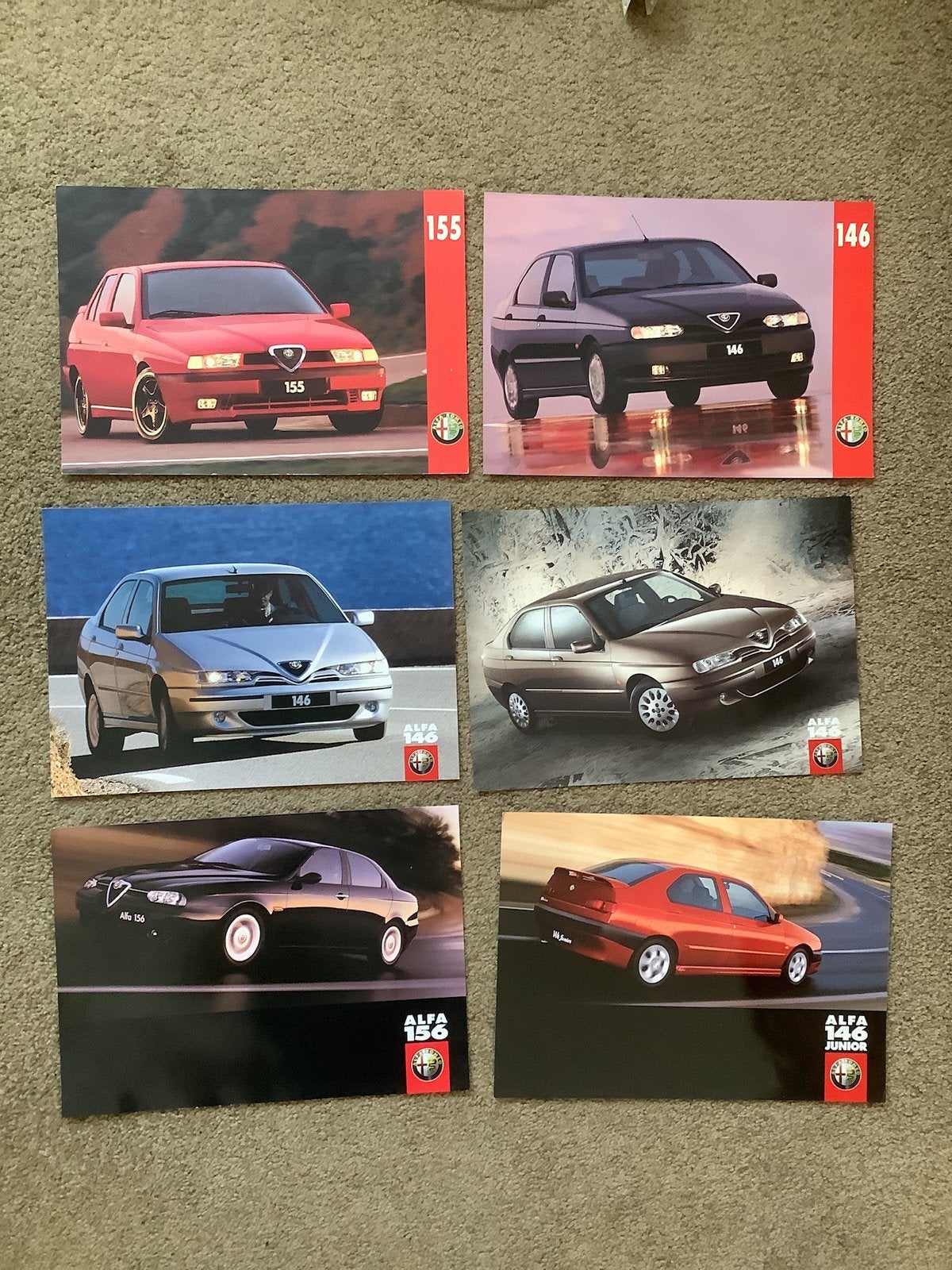 Alfa Romeo posters (A4-formaat), Ophalen of Verzenden, Zo goed als nieuw, Alfa Romeo