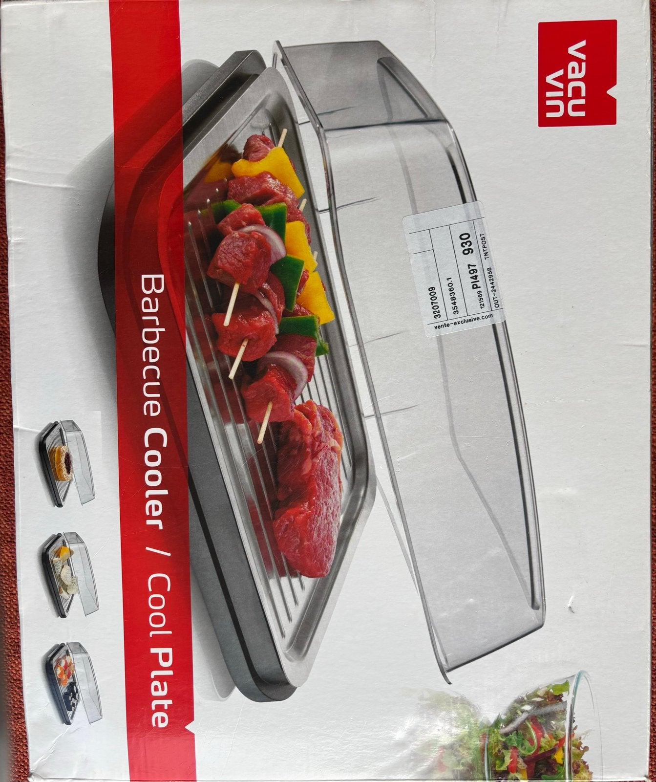 Vacu Vin Barbecue Cooler / Cool Plate - Nieuw, Ophalen of Verzenden, Nieuw